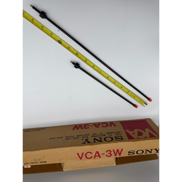 Vintage SONY VCA-3W Car Antenna VHF/UHF Rare 1981 Retro JDM Accessory UNTESTED - Picture 8 of 12